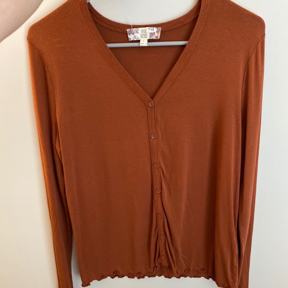 Pink rose long sleeve